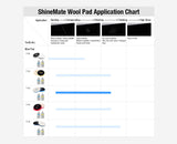 Blana de oaie, Shine Mate T140 Heavy-Cut Wool Pad, diametru 84 / 134 / 159 mm, cu velcro