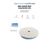 Blana de oaie, Shine Mate T140 Heavy-Cut Wool Pad, diametru 84 / 134 / 159 mm, cu velcro